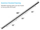 Sliding Barn Door Hardware for Single Door, Black Wheel Design, 5'
