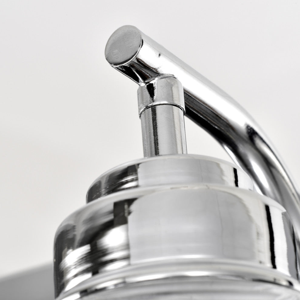 Chloe Lighting Thierry Transitional 3 Light Chrome Bath Vanity Fixture 24" Wide