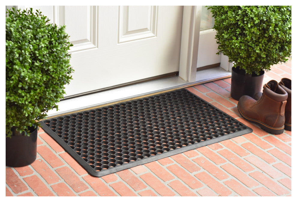 Calloway Mills 900152234 Anti-fatigue, Open Rubber Mat 22"x34"