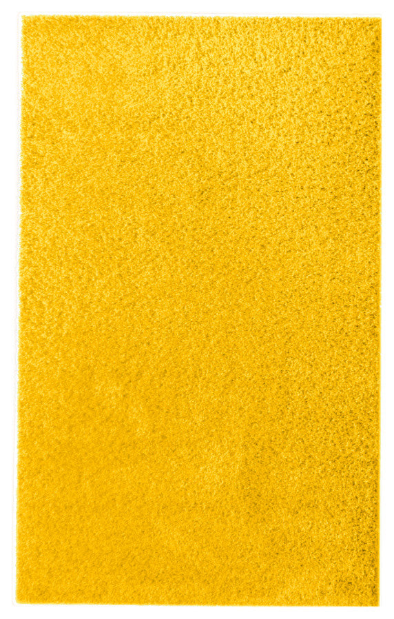 Louann Solid Shag Rug - Yellow - 3' 3" X 5' 3"