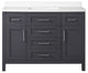 OVE Decors Tahoe Vanity, Dark Charcoal, 48"
