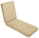 Sunbrella Outdoor Chaise Lounge Cushion, Spectrum Sand, 73"Lx24"Wx3"D