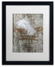 Cora Niele ''White Feather on Wood'' Matted Framed Art