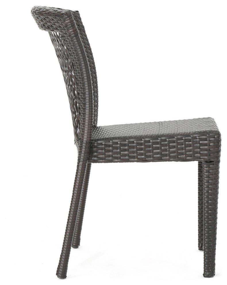 GDF Studio Dana Point Outdoor Wicker Chairs, Set of 2