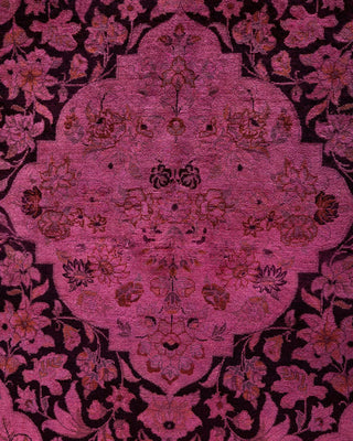 Overdyed, One-of-a-Kind Hand-Knotted Area Rug Pink, 8'2"x10'2"