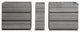 Fresca Lazzaro 84" Gloss Ash Gray Double Sink Cabinet