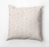 Muted Bongo Pillow, Orange, 18"x18"