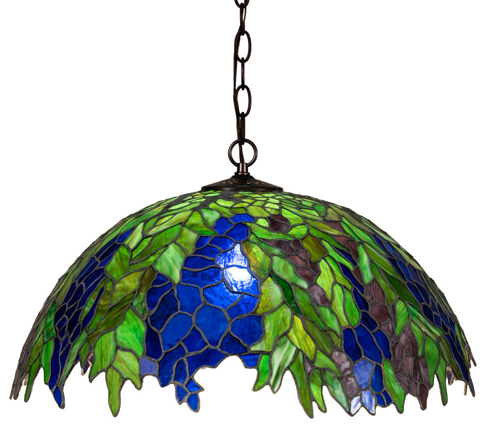 22 Wide Tiffany Honey Locust Pendant
