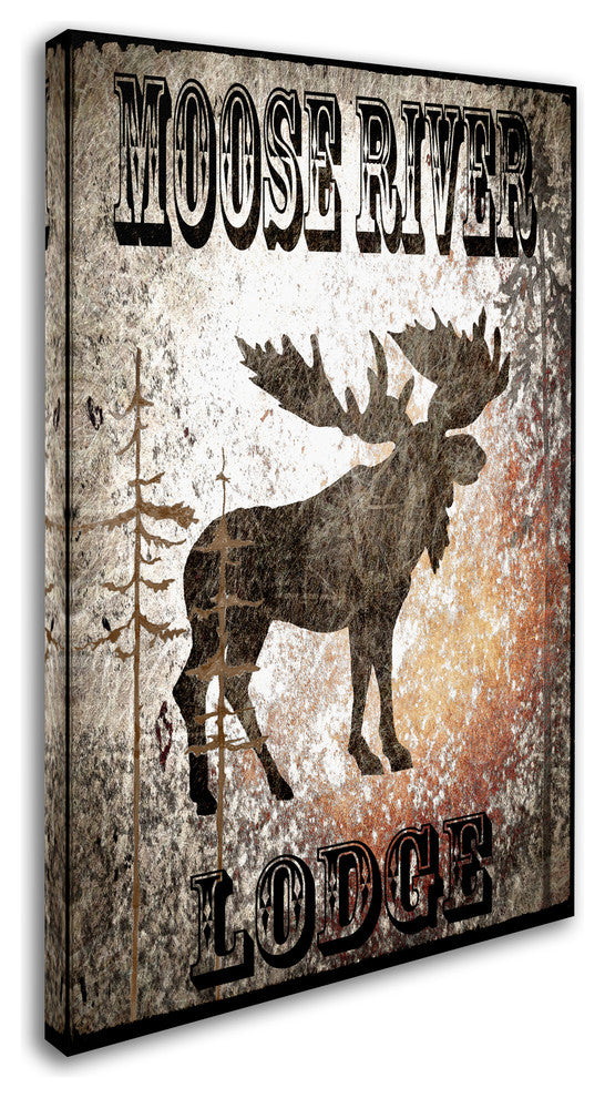 LightBoxJournal 'Lodge Moose River Lodge' Canvas Art, 22" x 32"