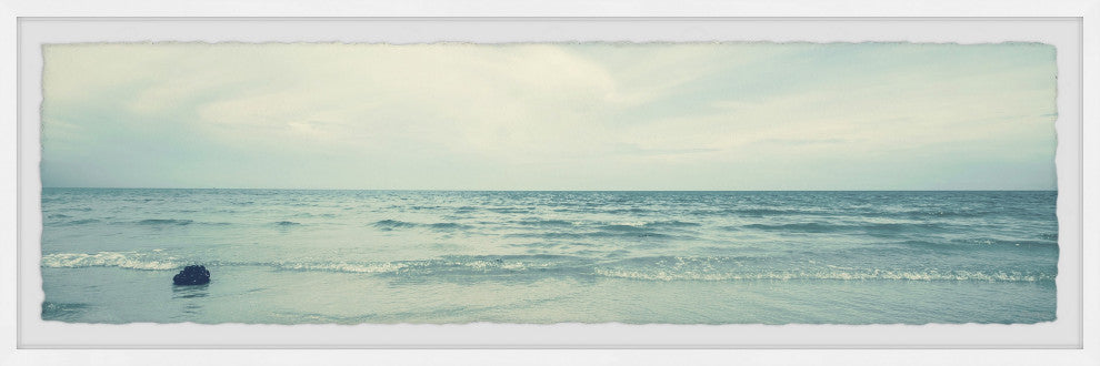 "Beach Daze Always" Framed Painting Print, 30x10
