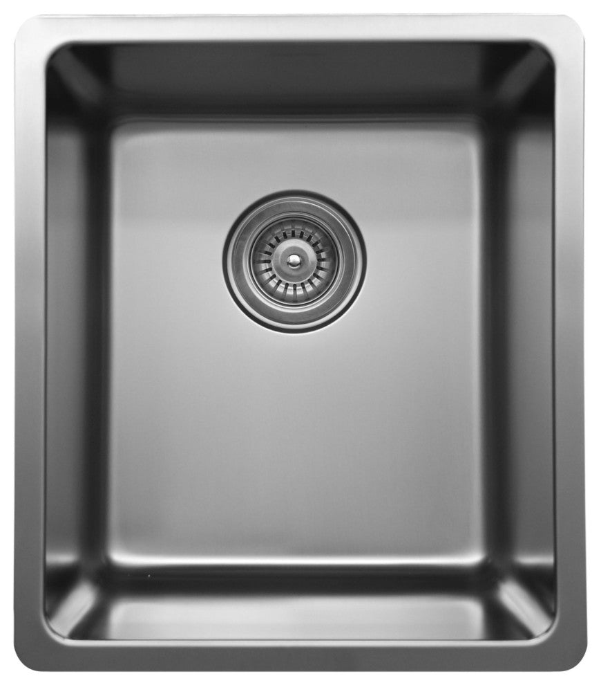 Karran USA NC-410-PK1 Novaro 15" Undermount Single Basin - Stainless Steel