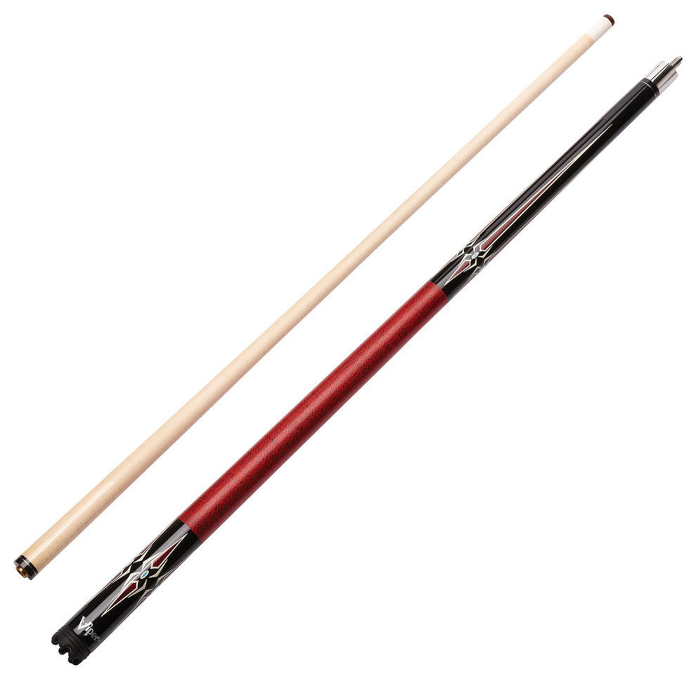 Viper Sinister Series Cue With Red Diamonds, 50-1351