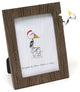 5"x7" Fantasy Polyresin And Woodpecker Frame, Brown