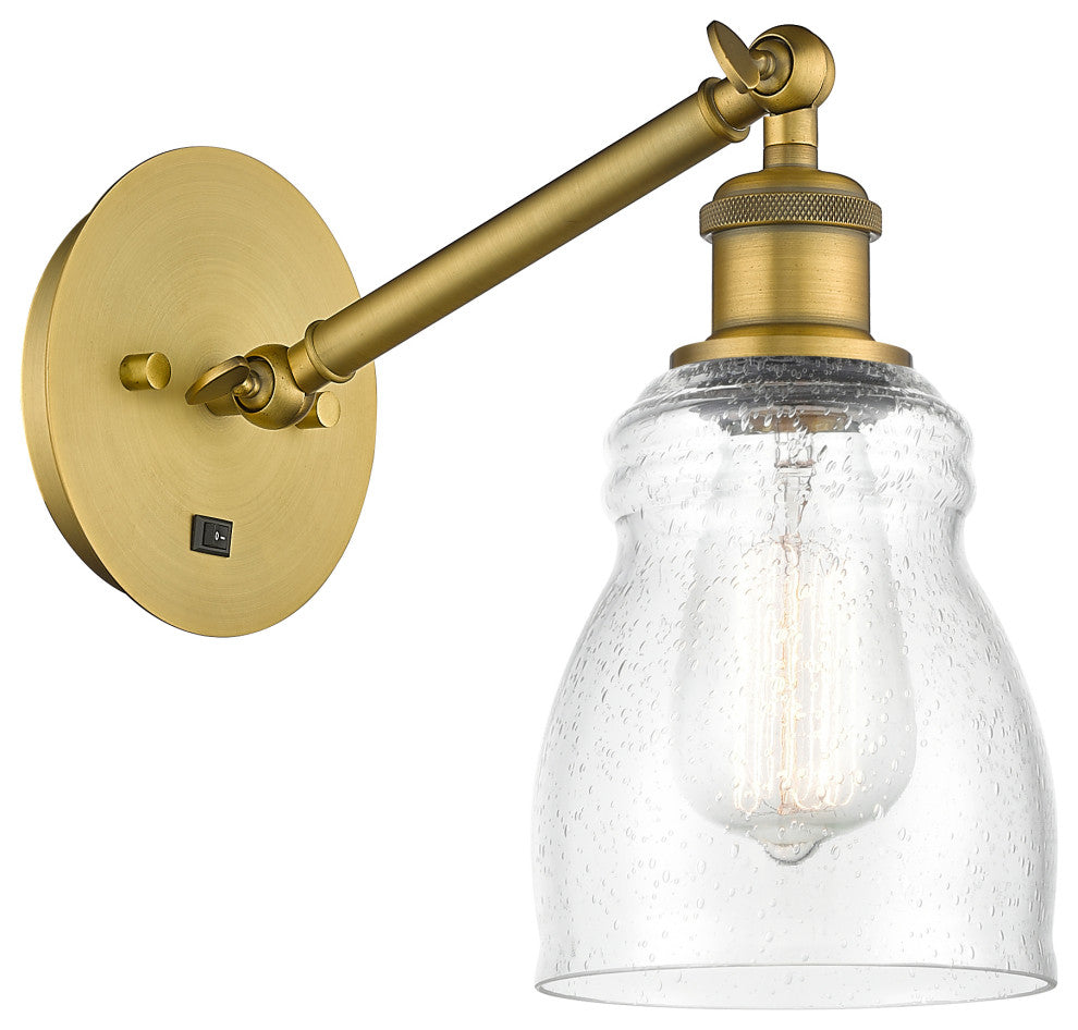 Innovations 317-1W-BB-G394-LED 1-Light Sconce, Brushed Brass