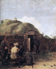 Adriaen Brouwer Seated Drinkers, 20"x25" Wall Decal Print