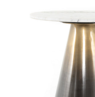 Armon End Table-Ombre Antique Brass