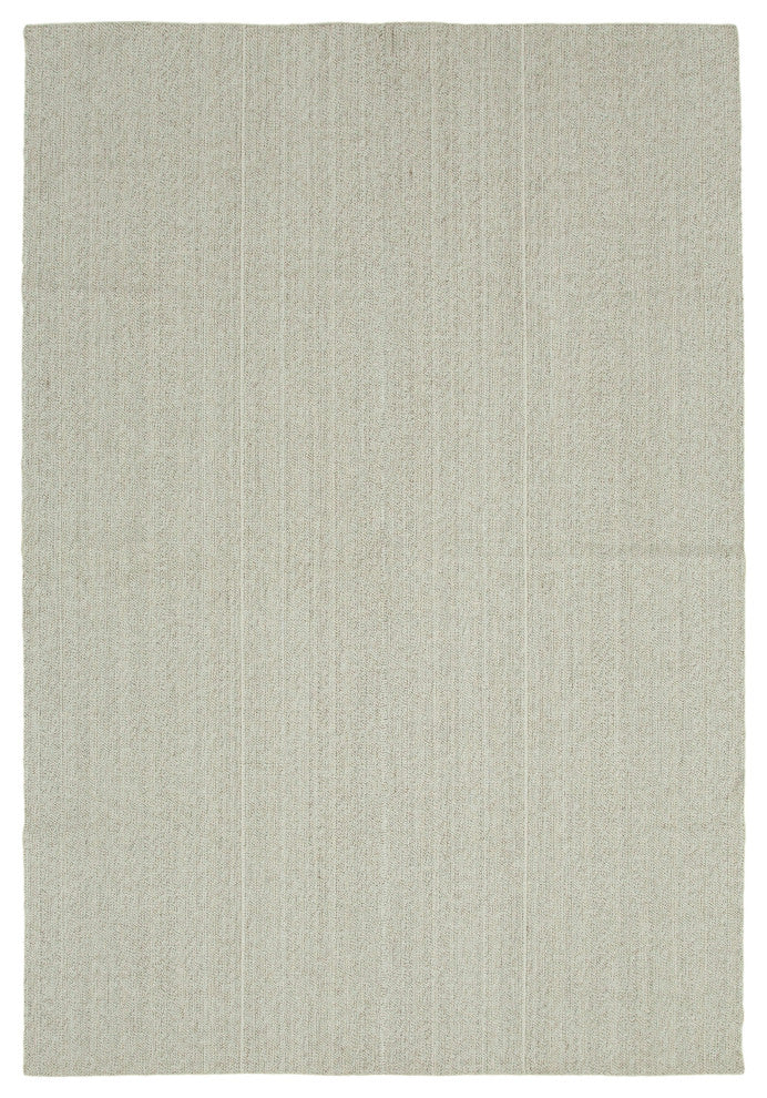 Rug N Carpet - Handmade Turkish 6' 1'' x 8' 10'' Decorative Wool Kilim Rug