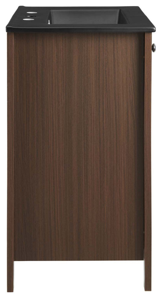 Nantucket 24" Bathroom Vanity Walnut Black -5356