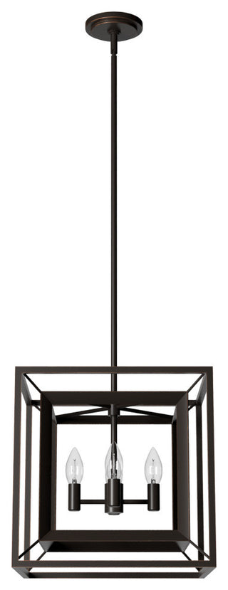 Hunter 15" Doherty Onyx Bengal 4 Light Chandelier Ceiling