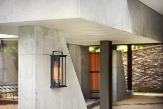 Hinkley Langston 29" Extra Large Outdoor Wall Mount, Black + Burnished Bronze