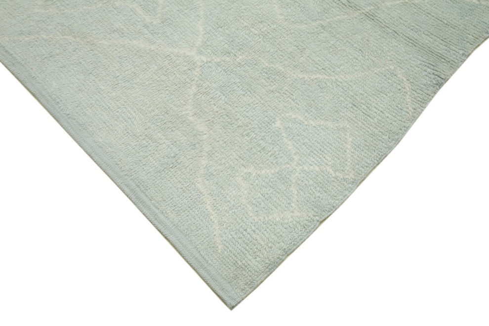 Rug N Carpet - Handmade Unique 9' 1'' x 11' 6'' Moroccan Area Rug