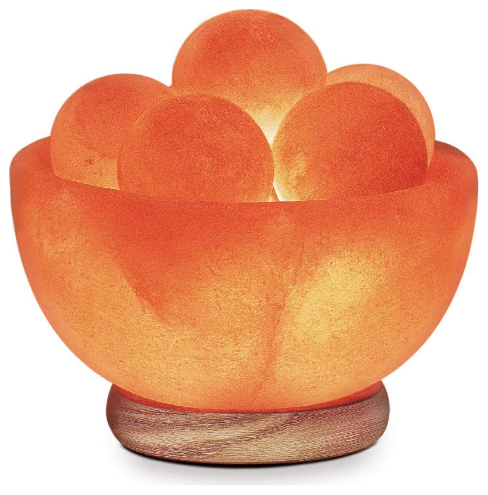 Himalayan Glow Massage Ball Natural Himalayan Bowl Salt Lamp