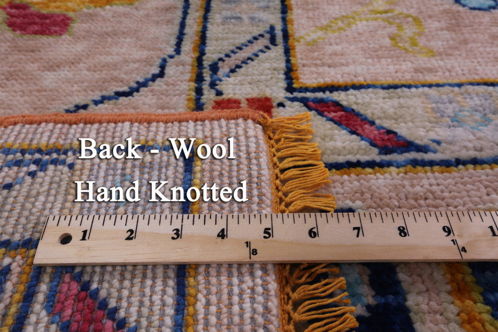 10' 4" X 13' 10" Turkish Oushak Hand Knotted Wool Rug - Q14778