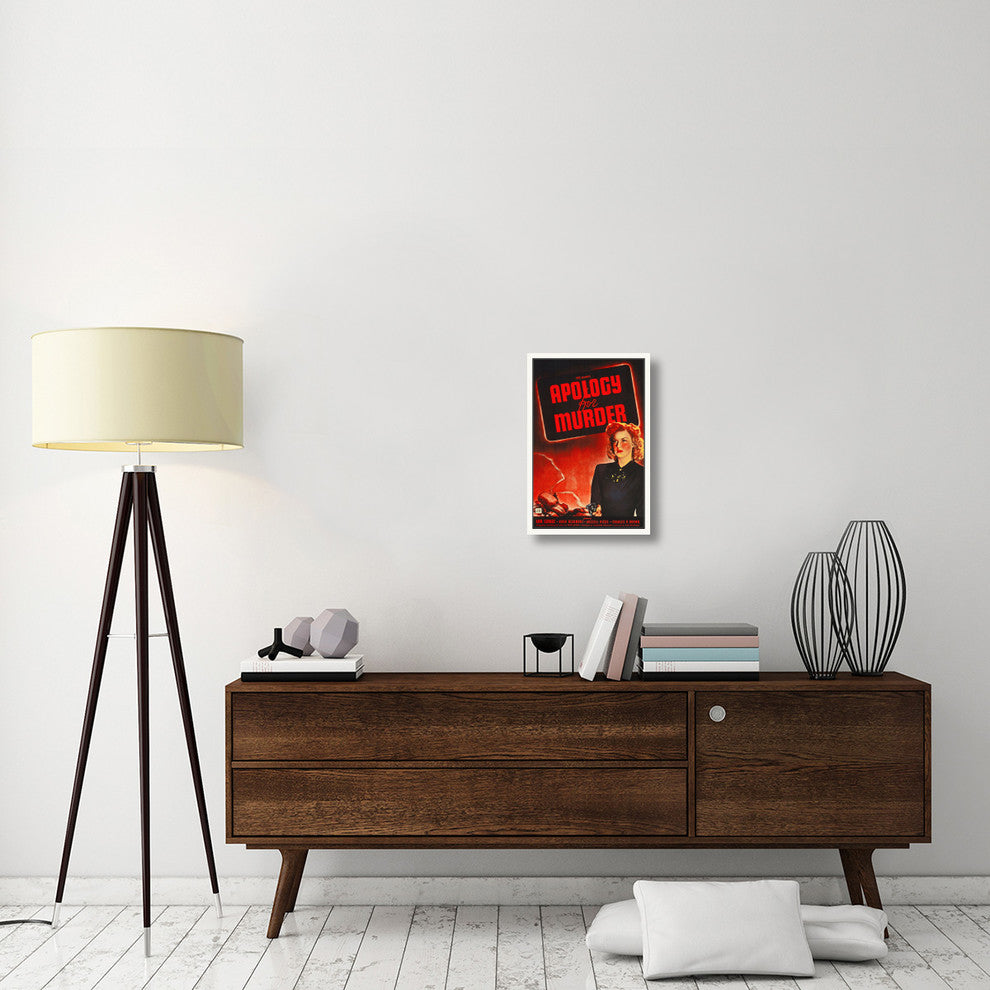 "Apology for Murder" Stretched Canvas Giclee by Hollywood Photo Archive, 15x22"