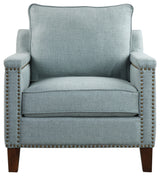 Uttermost Charlotta Sea Mist Accent Chair