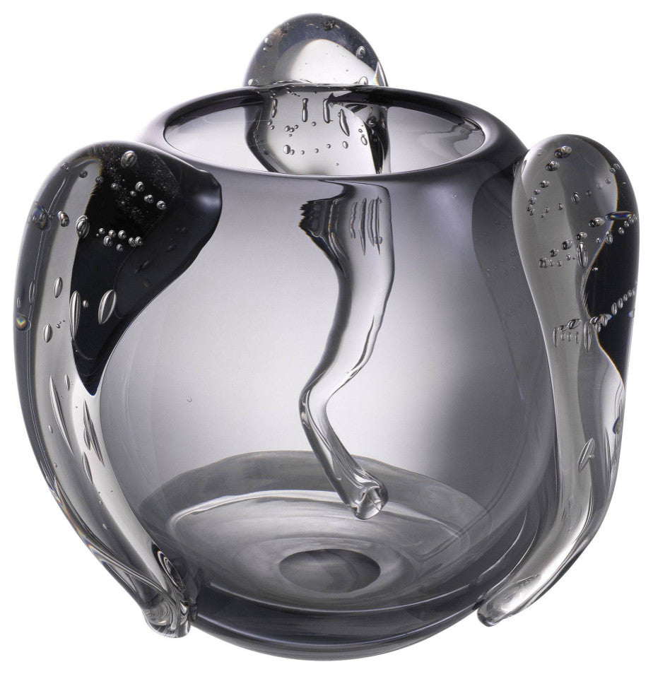 Gray Handblown Glass Vase | Eichholtz Sianluca S