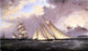 James E Buttersworth The Dauntless off Sandy Hook Gallery Wrapped Canvas Print
