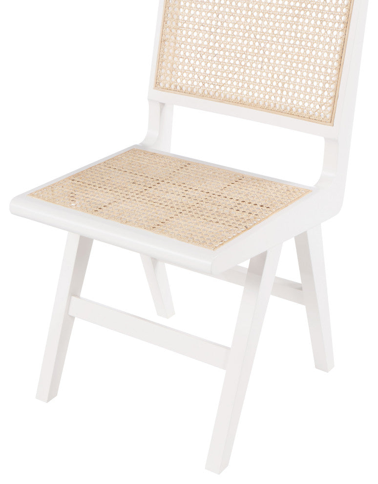 Preston Dining Chair, Set of 2, White, Side Chair