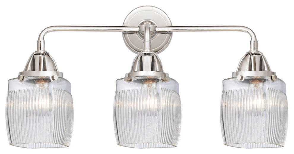 Innovations 288-3W-PC-G302 3 Light Vanity Light, Polished Chrome