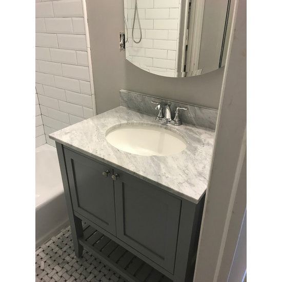 Carrara Marble Basketweave Mosaic Tile Carrera Black Dots Polished 1x2, 1 sheet