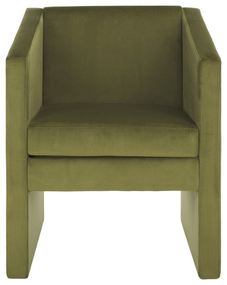 Safavieh Ylva Accent Chair, Olive Green