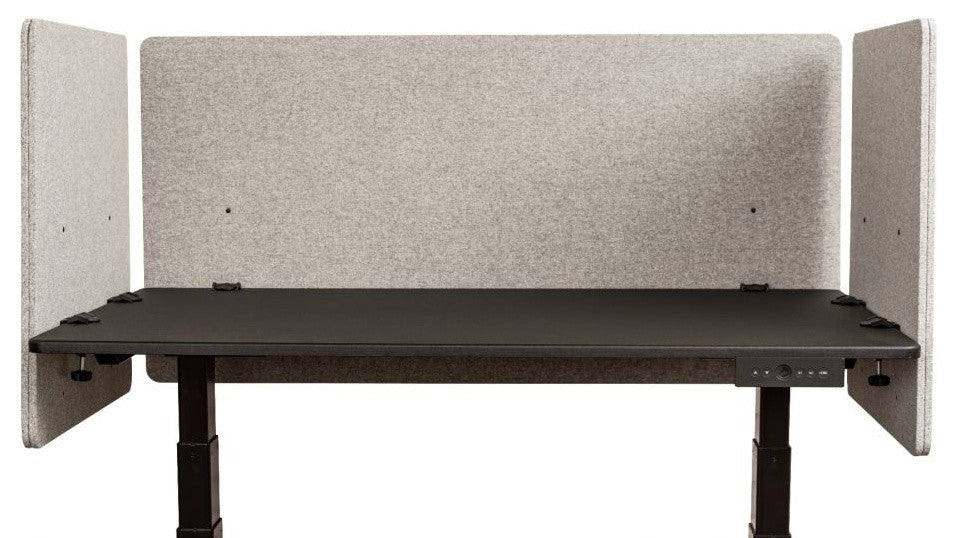 Reclaim Desktop Privacy Panel, Misty Gray, 48"x24"