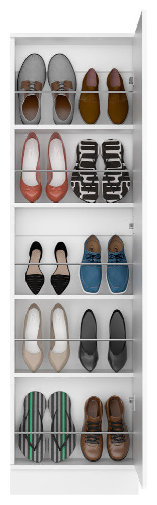 Ruan Xl Shoe Rack, White