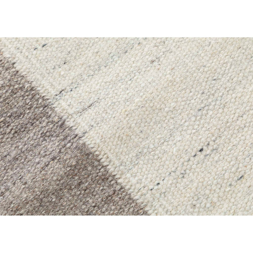 Nu Maison Soft Border Area Rug, Charcoal, 6'x9'
