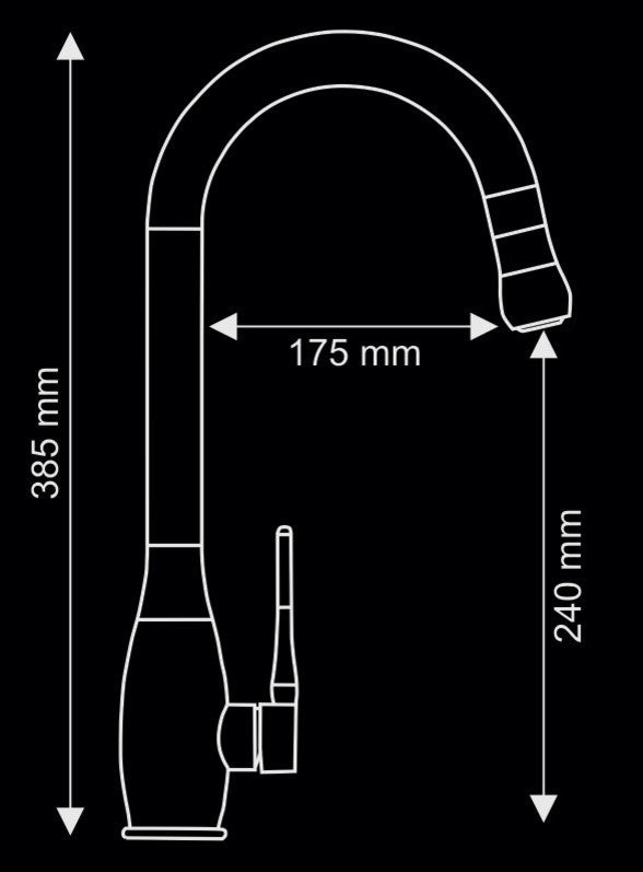Monarch Kitchen Faucet, Brushed Nickel