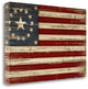 "American Flag" By Jennifer Pugh, Giclee Print on Gallery Wrap Canvas
