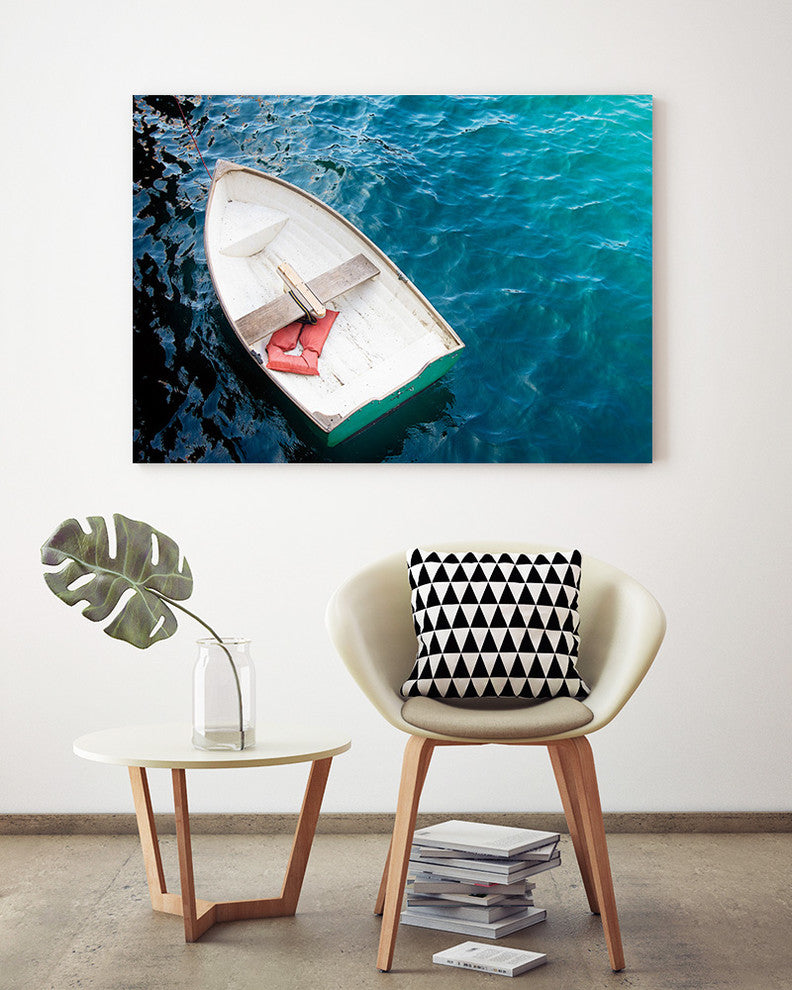 "Rowboat I" Museum Mounted Canvas Print, 24"x18"