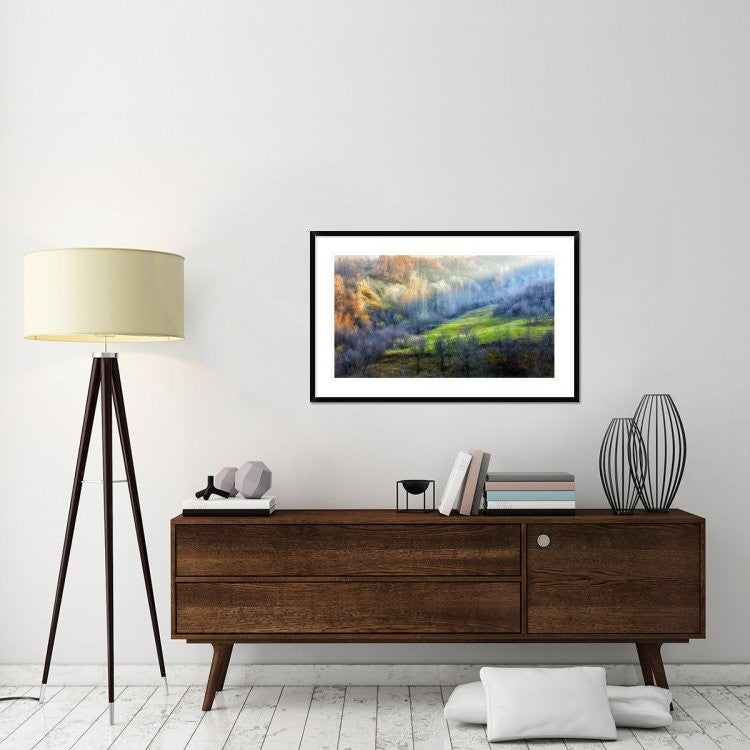 "November Colors" Framed Digital Print by Adrian Popan, 44x28"
