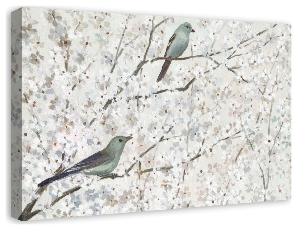 Blossoms Birds 2 20x30 Canvas Wall Art