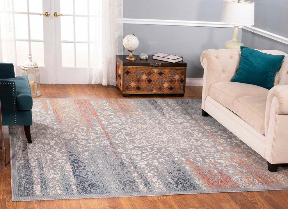 Noori Rug Distressed Linnea Grey/Ivory Rug