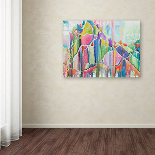 Lauren Moss 'Glint of Gold' Canvas Art, 24"x18"