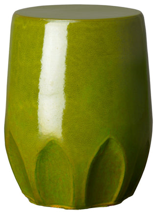 Calyx Green Garden Stool