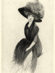 "Feather Hat II" Fine Art Giant Canvas Print, 54"x72"