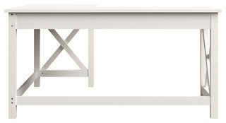 Computer Desk L-Shaped, White