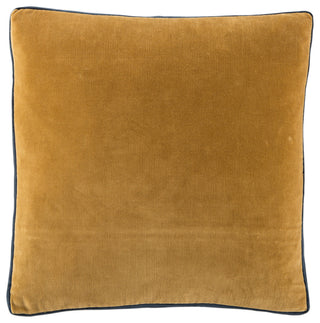 Jaipur Living Bryn Solid Throw Pillow, Gold, Poly Fill