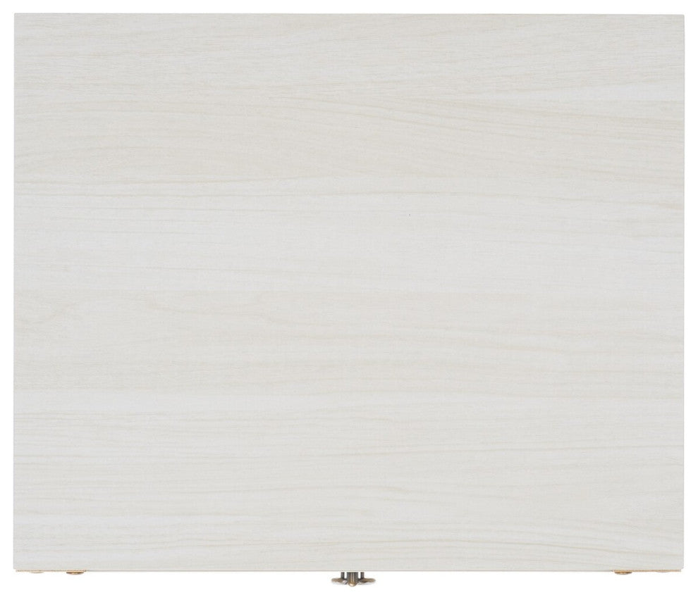 Safavieh Galio 2 Drawer Nightstand, Bleached White/Gold